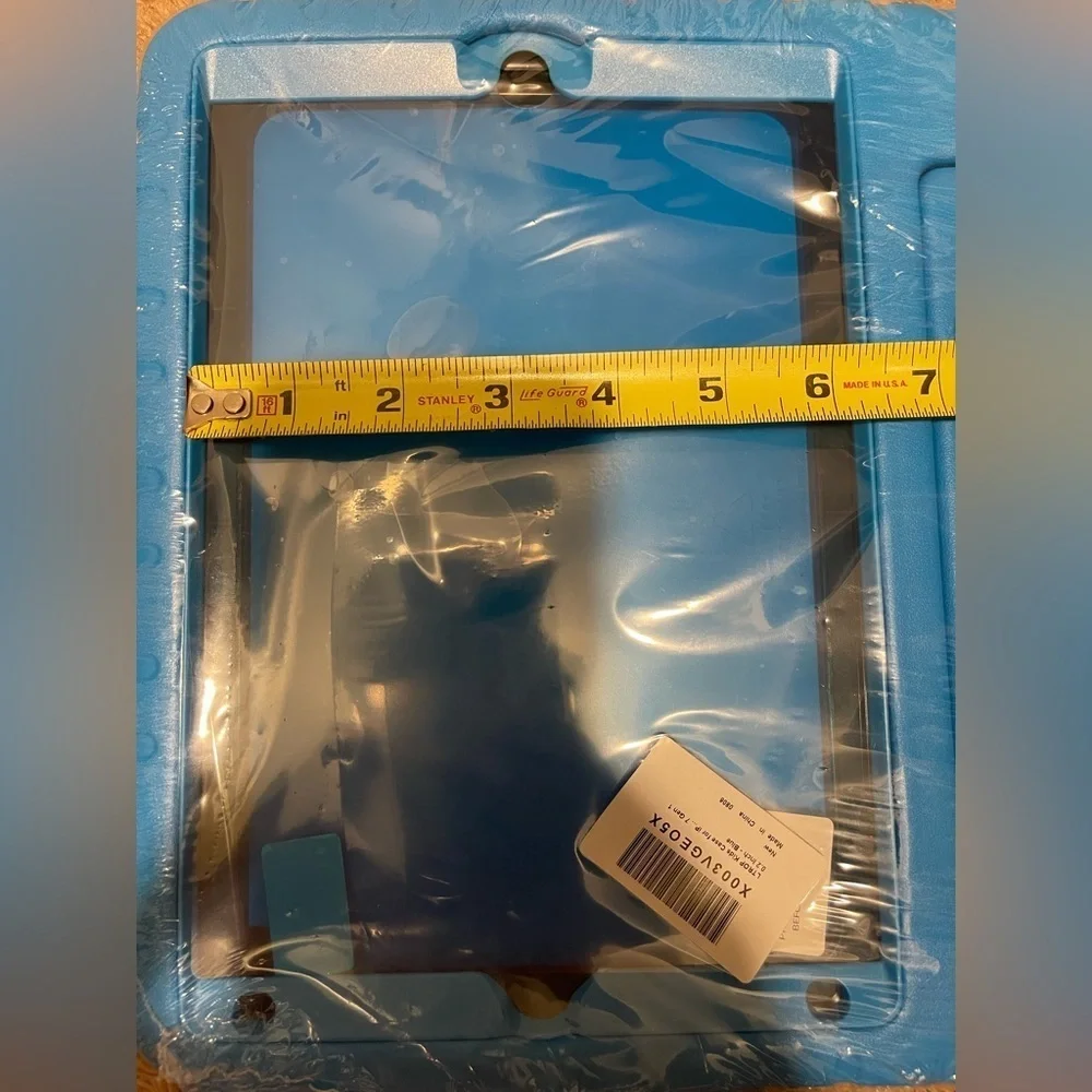 Blue iPad Shockproof Case with Screen Protector